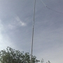 Completed - the mast is upright!