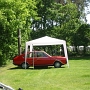 The famous portable set-up with a historic car from Hans DK9DP