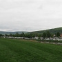 The campground is situated close to the river Weser