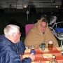 Hans and Heinz are warming up with Gluehwein, Schnaps and some beer
