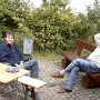 Michael DG4DW and Wolfgang DG9DM had a break and enjoyed BBQ